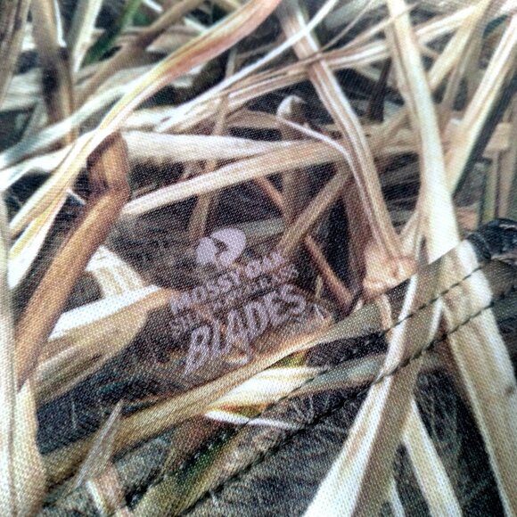 Mossy Oak Shadow Grass Blades Camo Sweatshirt Boys Youth XL Duck Hunting Hoodie - Picture 9 of 12